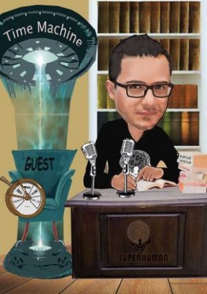 podcast caricature