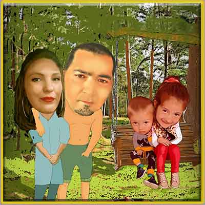Family caricature