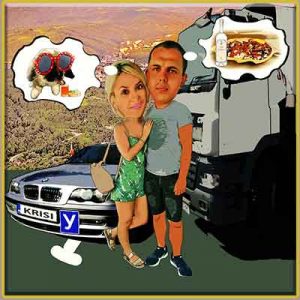 couple caricature