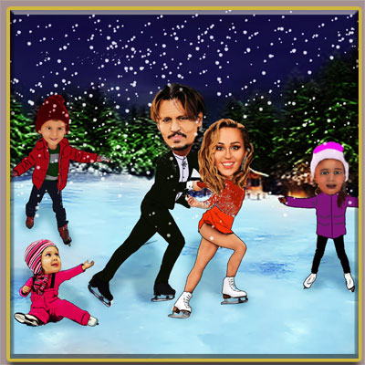 Family caricature