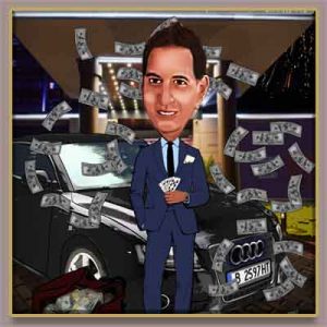Man caricature