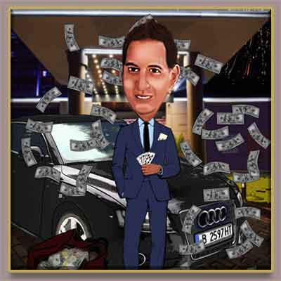 Man caricature