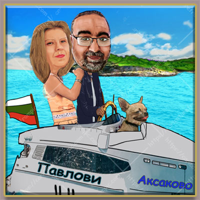 Family caricature