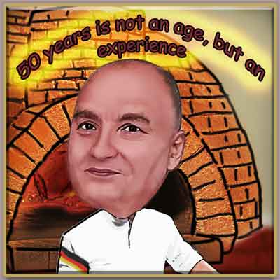 Caricature of a baker