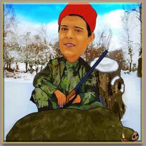 Hunter caricature