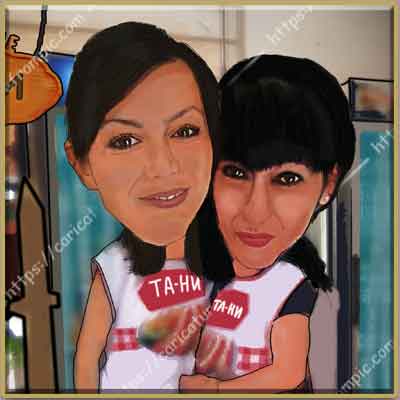 Shop caricature