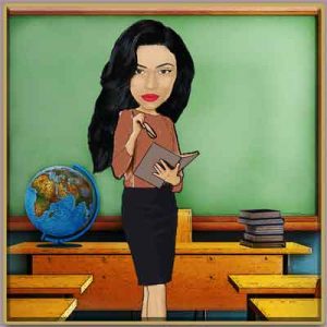 Teacher caricature