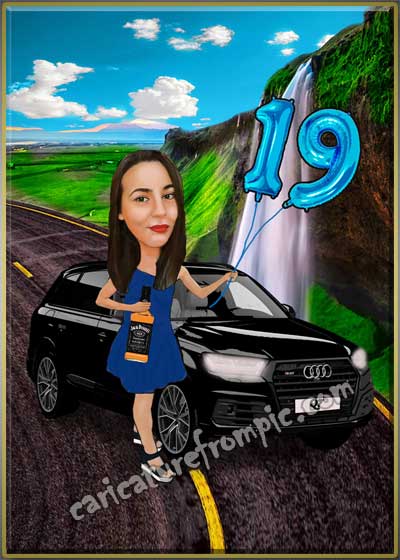 girl-caricature