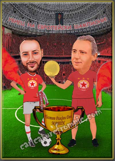 Stoichkov caricature